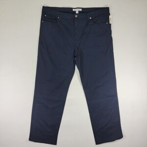 Amazon Essentials Men's Pants Navy Blue Striaght Fit Size 42x32‎ NEW